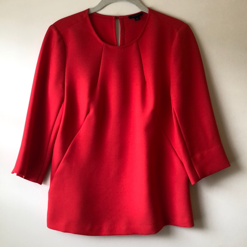 Ann Taylor coral colored blouse